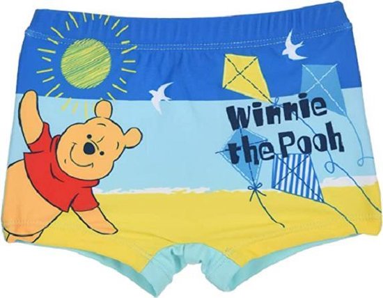 Winnie de Pooh - baby/peuter - zwembroek/zwemboxer - lichtblauw - maat 80  (12mnd) | bol.com