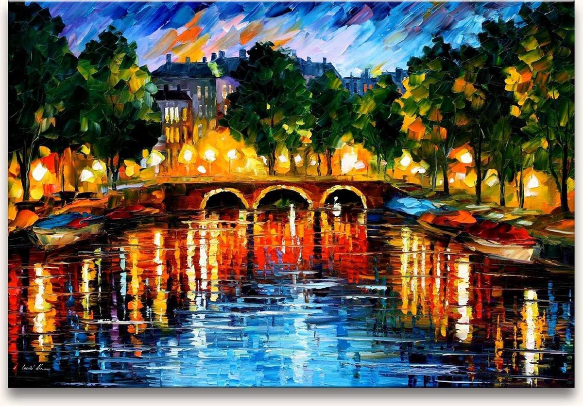 Handgeschilderd schilderij Olieverf op Canvas - Leonid Afremov