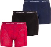 Bjorn Borg Onderbroek - Maat S  - Mannen - zwart/blauw/rood