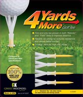 4 Yards More Golf Tee - Standaard - 2 3/4 inch - Geel