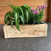 Plantenbakje pallethout | gerecycled hout | Kruiden en bloemen bakje