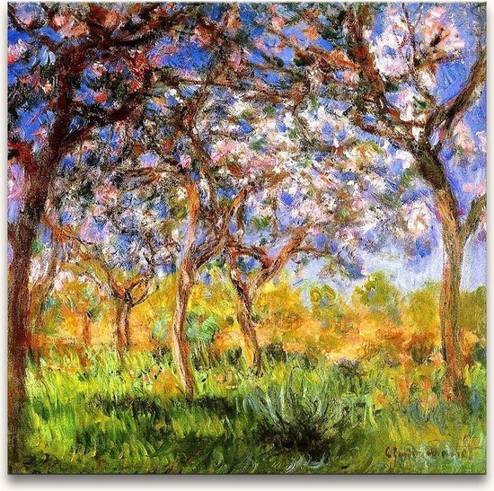 Buy Claude Monet 'Monet's garden at Giverny' | Custom Wall art|  Unique-Canvas.com