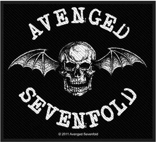 Avenged Sevenfold Deathbat Patch standaard Polyester -