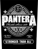 Pantera Rugpatch Stronger That All Zwart