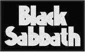Black Sabbath Patch Logo Zwart