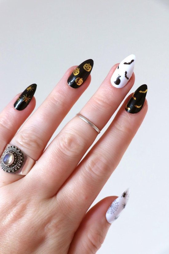 Dag stout schilder Halloween nagel decals - nagelproducten - nageldecals - nail art - nail  stickers -... | bol.com