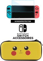 Nintendo Switch Accessoires - Pikachu Case + Screenprotector