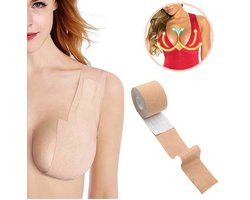 Boob Tape set - 5 meter lang - Met 2 Tepel Covers - Push Up Bra - Fashion  Tape - BH