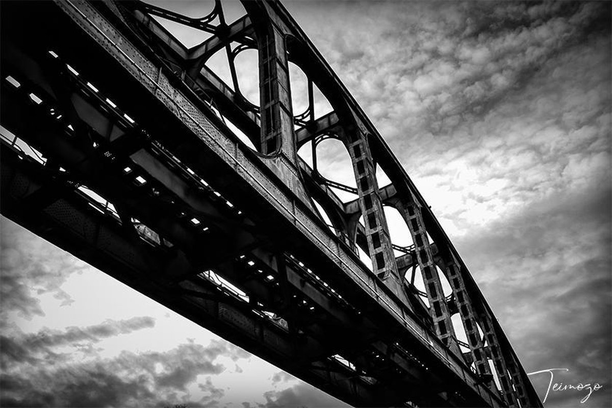 Teimozo | Wanddecoratie | "Rongisild" | Urbex | Urban exploring | Oude brug | België | Limburg | Albertkanaal | Alu Di-Bond | Metaal | Aluminium | 80 x 60 cm