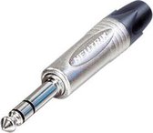 Jack plug connector Neutrik - 3-polig mannelijk, 6.3mm, vernikkeld