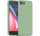 Silicone case geschikt voor Apple iPhone 7 / 8  - lichtgroen