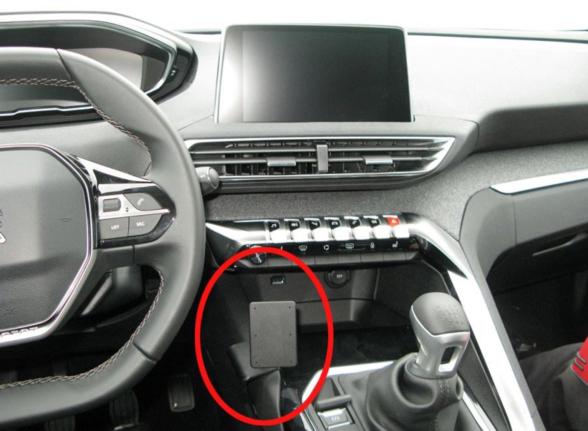 Brodit ProClip houder geschikt voor Peugeot 3008 2017-2018 / 5008 SUV 2018 Angled mount