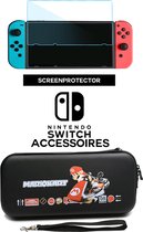 Nintendo Switch Accessoires - Mario Case + Screenprotector