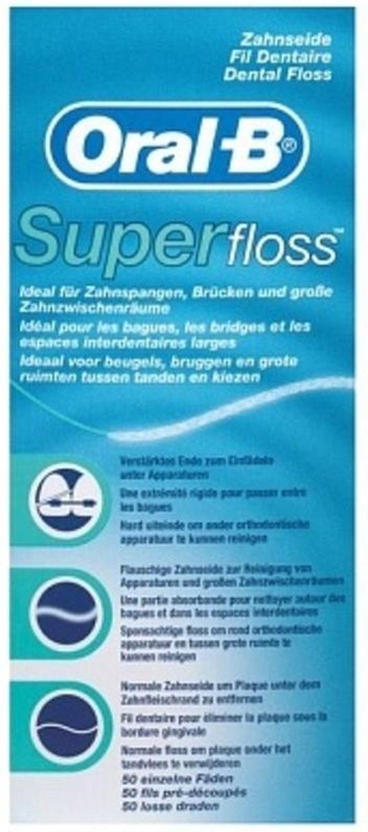 Oral-B Superfloss 50 - Flosdraad |