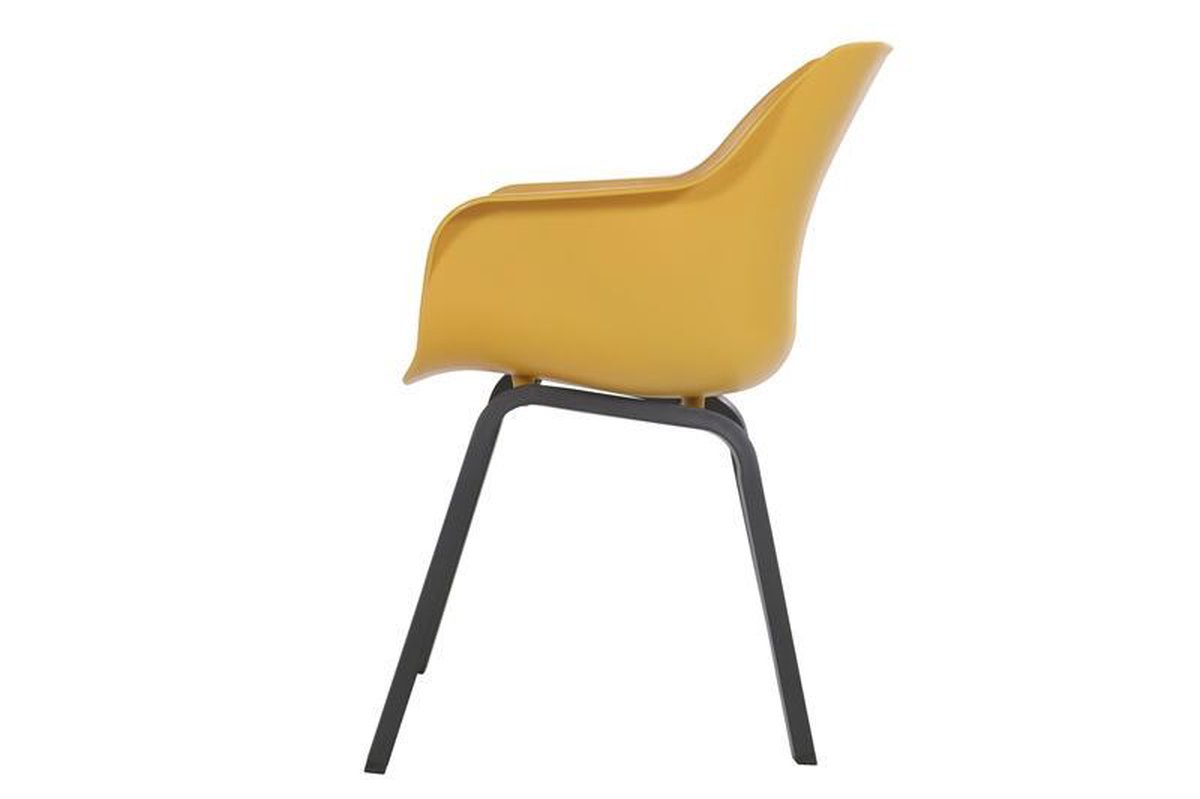Hartman Sophie armchair chaise de jardin avec accoudoirs - Jaune - set de 2