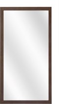 Spiegel met Vlakke Houten Lijst - Koloniaal - 20x50 cm