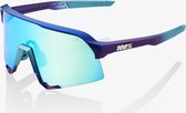 100% S3 Matte Metallic Into the Fade/ Blue Topaz Multilayer Mirror Lens + Clear Lens - 61034-390-69