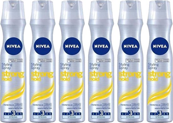 Nivea Styling Spray Strong Hold 6 x 250 ml - Voordeelverpakking