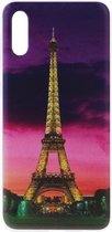 ADEL Siliconen Back Cover Softcase Hoesje Geschikt voor Samsung Galaxy A70(s) - Parijs Eiffeltoren