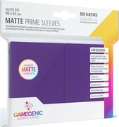 TCG Matte Prime Sleeves 66 x 91 mm - Purple (Standard Size/100 Stuks) SLEEVES