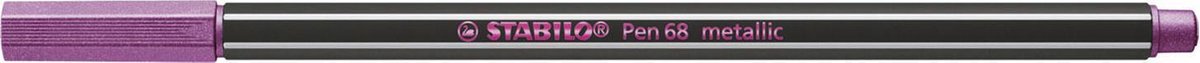 STABILO Pen 68 Metallic - Premium Metallic Viltstift - Metallic Roze - per stuk