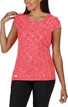 Regatta Sportshirt - Maat 38  - Vrouwen - koraalrood/wit