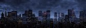 Skyline by night 150 x 50  - Dibond