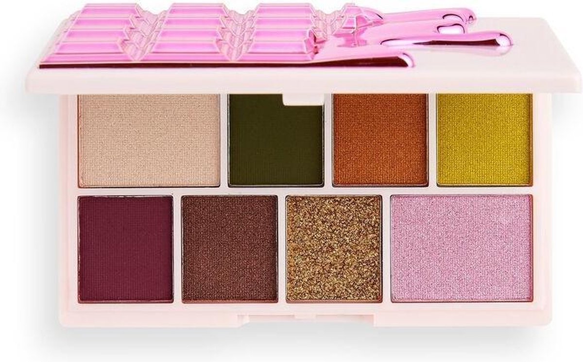 I Heart Revolution Mini Chocolate Palette - Turkish Delight - Oogschaduw Palette - Mat, Shimmer & Glitter