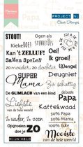 Clear stamp - Stempel - Project NL - Gezin - Pl1506