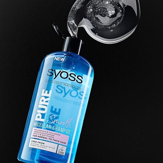 SYOSS Pure Smooth Micellar Shampoo - 2 x 500 ml | bol