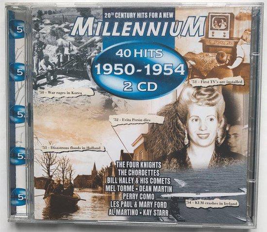 40 Hits 1950-1954, Various | Media condition: Very Good Plus (VG+) | 2 x CD Compilation