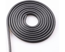 WiseGoods Autodeur U-Type Afdichtingsstrip - Auto Geluidsisolatie - Auto Deurbeschermer Bumperstrips - 5m - Zwart