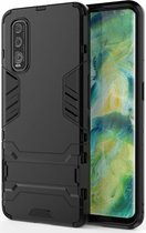 Oppo Kickstand Find X2 Hoesje Hybride met Standaard Zwart