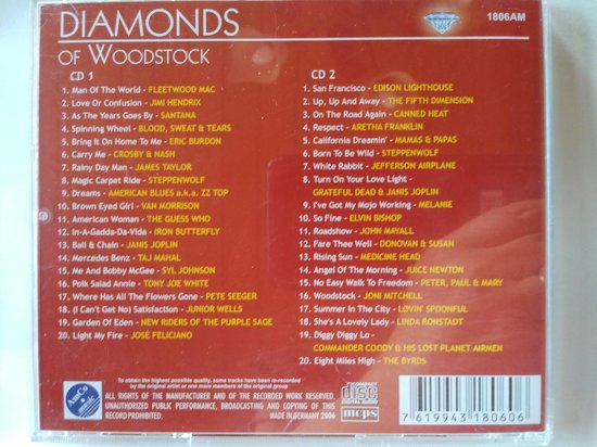 Diamonds Of Woodstock
