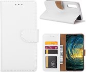 Bookcase Geschikt voor: Huawei P20 Pro - Wit - portemonnee hoesje