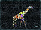 Muismat giraffe mozaiek design - Sleevy - mousepad - Collectie 100+ designs