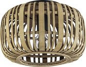 Straluma Plafondlamp “Bamboe ” zwart metaal Organic