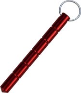 Kubotan - Sleutelhanger - Zelfverdediging - Rood - Rond - Self Defense Keychain