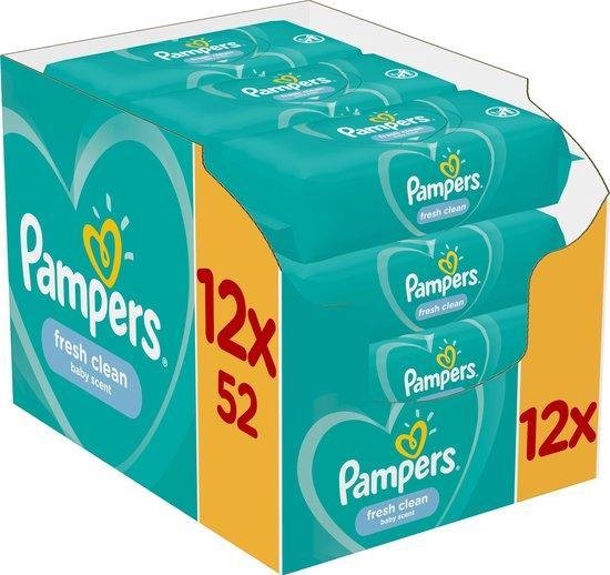 Pampers Fresh Clean Billendoekjes - 624 stuks | bol.com