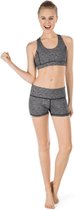 Sport short SK | black grey melange | Yoga & relax | 38