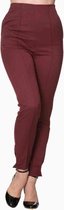 Dancing Days Broek -L- Tempting Fate Highwaist Rood