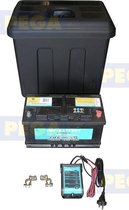 Complete aansluitset voor elektrische lier incl. accu / druppellader / opbergbox (174.80)