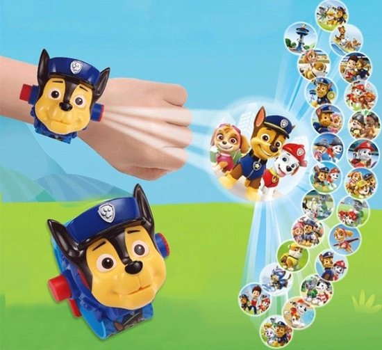 PAW Patrol Chase Projector Horloge - Digitale Kinder Horloge - Speelgoed Watch- Marshall - Rubble  - Sinterklaas Cadeau - PAW Patrol
