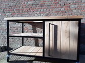 Grilloo Woodie Buitenkeuken - 148 x 65 cm - Hout