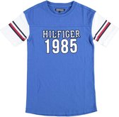 Tommy hilfiger lang blauw t-shirt - jongen - Maat 164