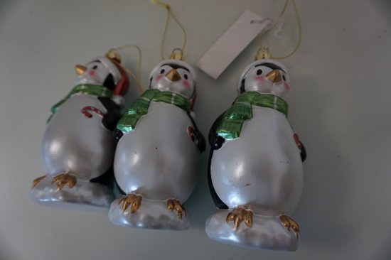 Traditioneel voordeel Ciro Pinguïn kerstbal set (3 stuks) | bol.com