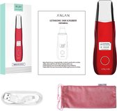 ANLAN | Ultrasonic Skin Scrubber – Puisten & Mee-eter Verwijderaar - Blackhead Remover - Huidverzorging – Huid Reiniging - 3 Werkingsmode – Reiniging, Hydratatie & Versteviging – Vermindert R