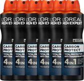 L’Oréal Paris Men Expert Carbon Protect 4in1 Deodorant Spray - Voordeelverpakking 6 x 150 ml