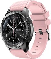 Siliconen bandje geschikt voor Samsung Galaxy Watch - 46mm - roze