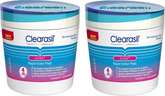 bol.com | Clearasil Ultra Rapid Action Pads - Reinigingsdoekjes - 2 x ...